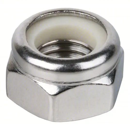 3/8"-16 (Coarse) Grade 5 Nylon Insert Lock Nut 