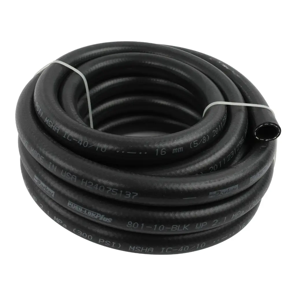 #10 Black Push Lock Hose 5/8'' / Per Foot