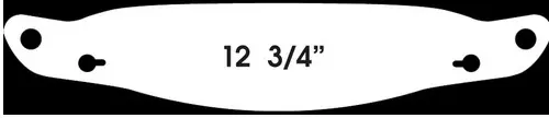 Helmet Shield Tear Off, Xstack 10, 2 mm Thick, 12.75'' Straight, Set of 30