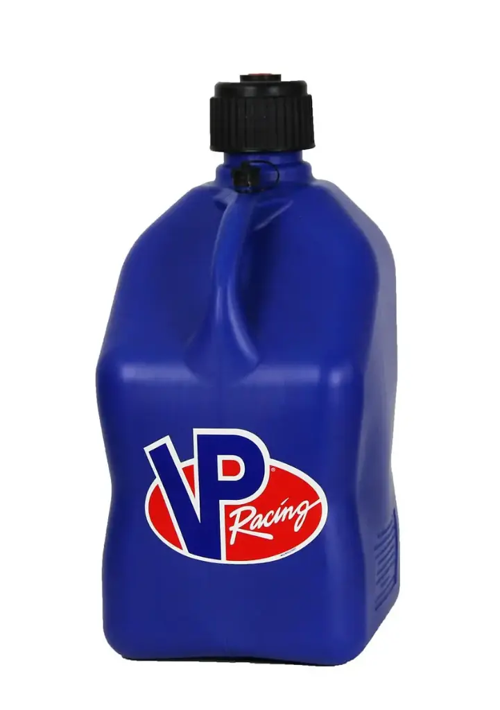 Utility Jug, Motorsport, 5.5 gal, 10.5 x 10.5 x 21.25 in Tall, O-Ring Seal Cap, Screw-On Vent, Square, Plastic, Blue, Each