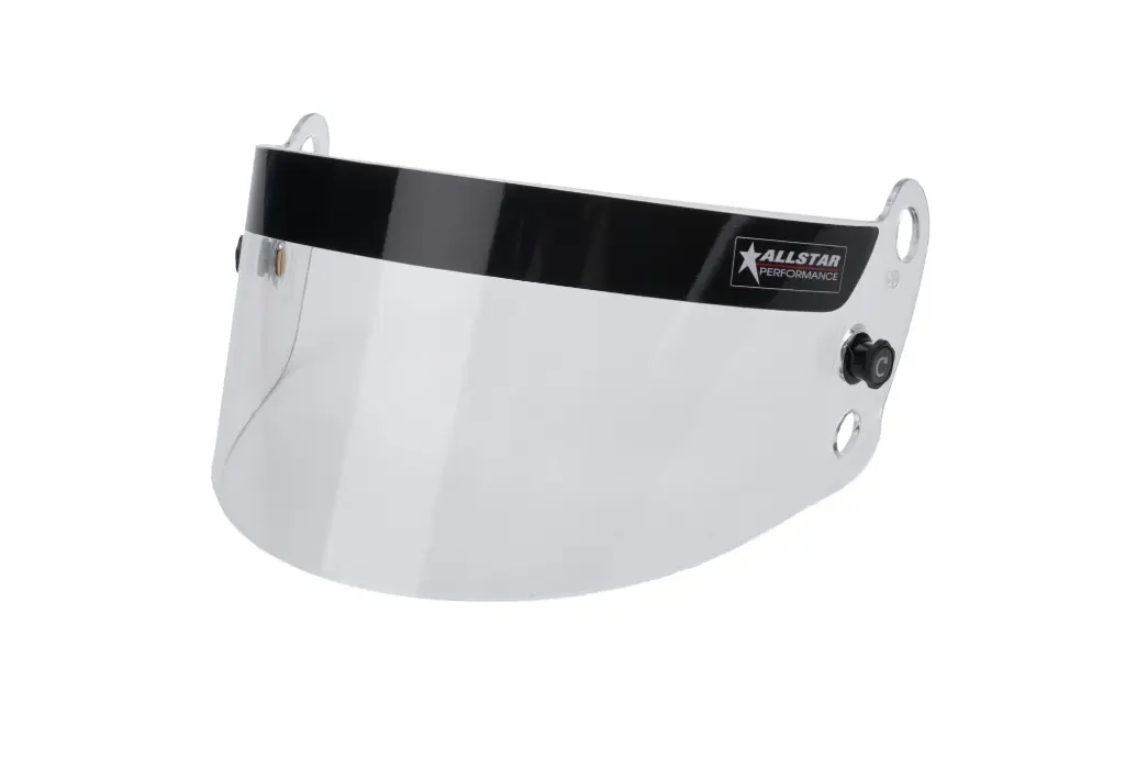 Helmet Shield, Anti-Fog, 3 mm Thick, Clear, Allstar Helmets, Each