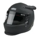 Helmet, Series 50, Mid-Air, Snell SA2025, Head and Neck Support Ready, Flat Black, Large, Each