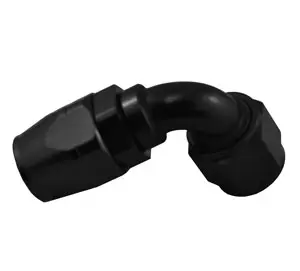 Fitting -16 AN 90 Degree Black Hose End