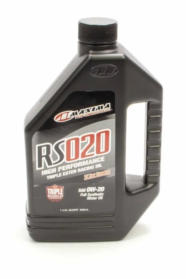 Motor Oil, RS020, 0W20, Synthetic, 1 qt Bottle, Each