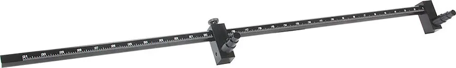 Suspension Tube Setup Tool, Adjustable Ends / Bar, Aluminum, Black Anodized, Kit