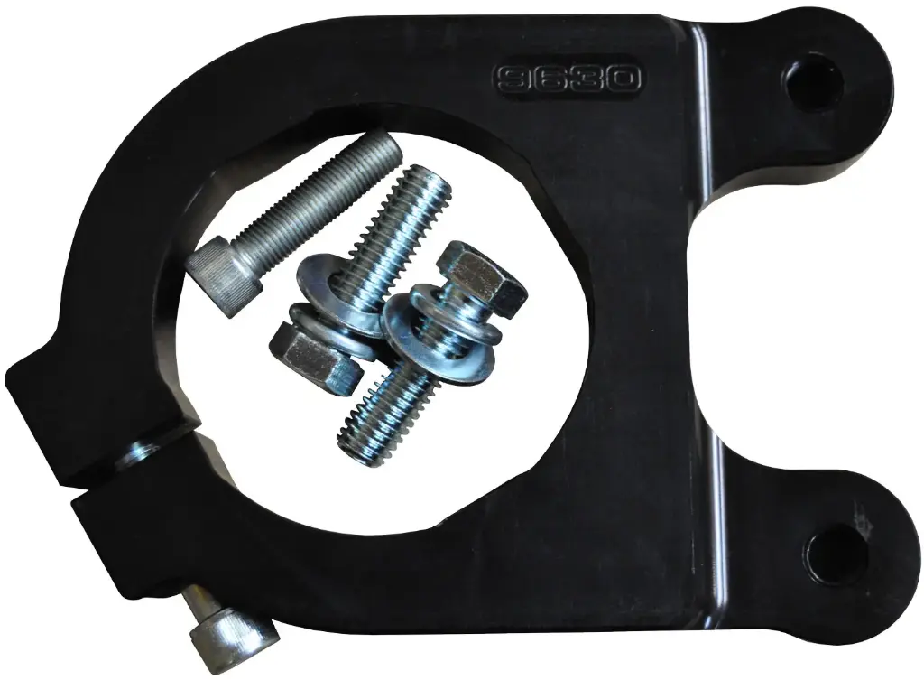 Quad Lock Left Rear 2800 Caliper Mount 12.18" Rotor Rotates Caliper Back 30 Degrees