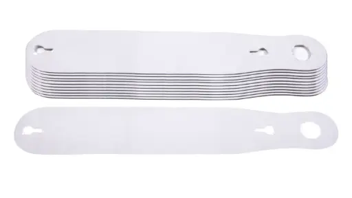 [ULT 1201] Helmet Shield Tear Off, 2 mm 11-1/2" Straight Clear, Simpson / Aria Helmets, Set of 200