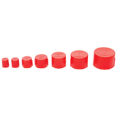 [ALL50800] Allstar Plastic Dust Cap Kit #3 - #16 