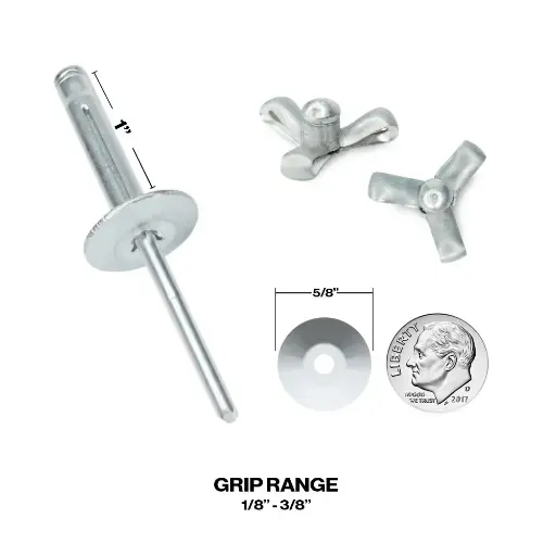 [POP 66ELM] Silver Large Head Exploding  Alum/Alum