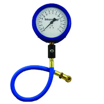 Tire Pressure Gauge 0-30lbs Glow In The Dark-INT 360059