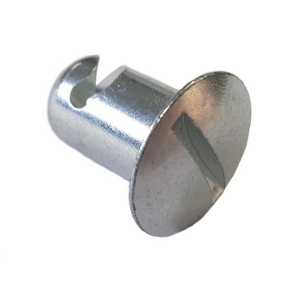 7/16" Oval Head Steel Long Dzus Button With .600 Grip, Each BRB 102