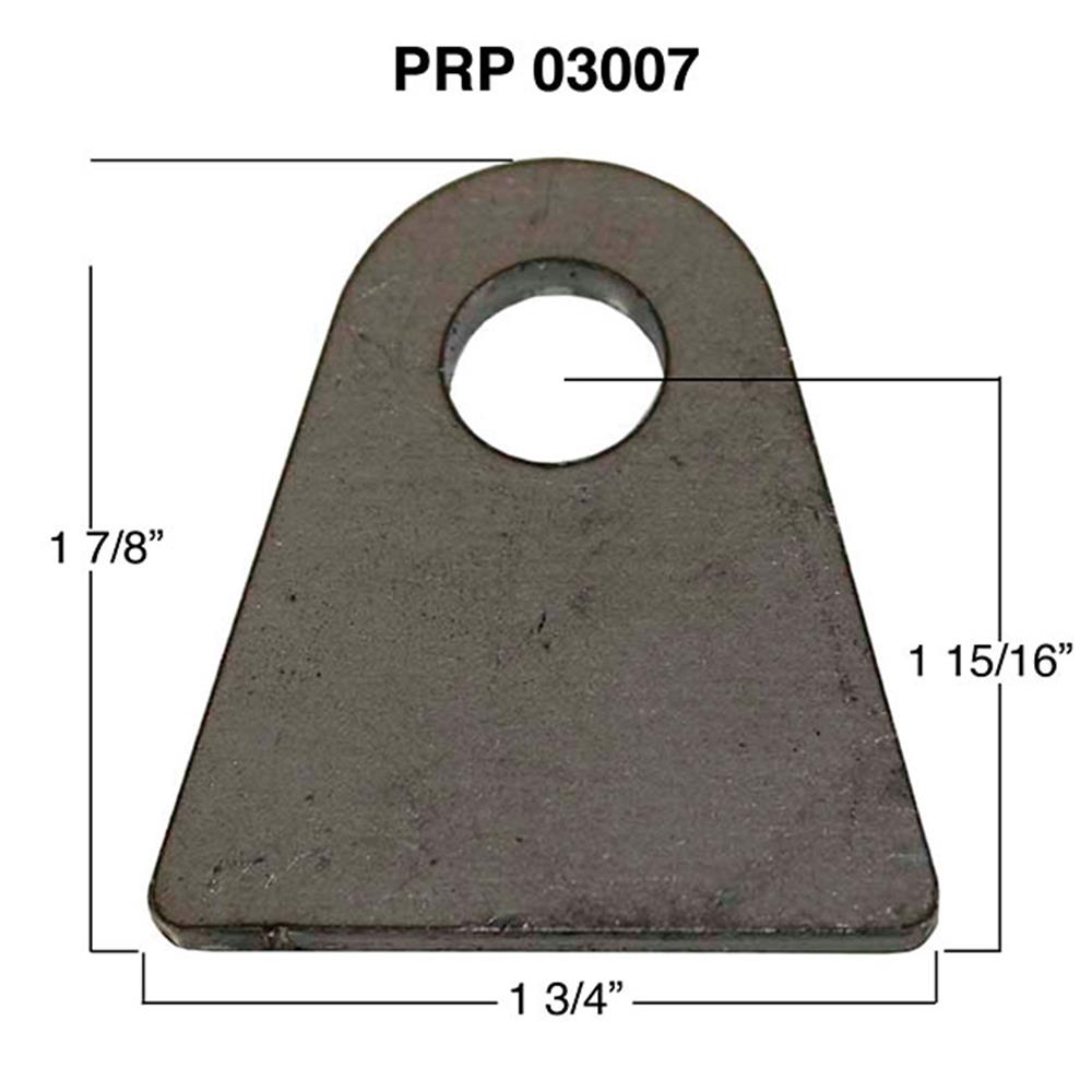 Chassis Tab 1/8" Thick, 1/2" Hole-Prp 03007-1