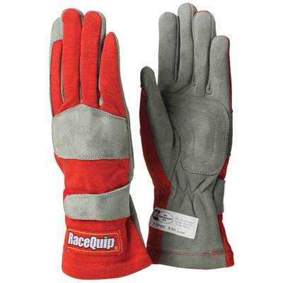 Racequip Driving Gloves Red Size X-Large-Rqp 351016