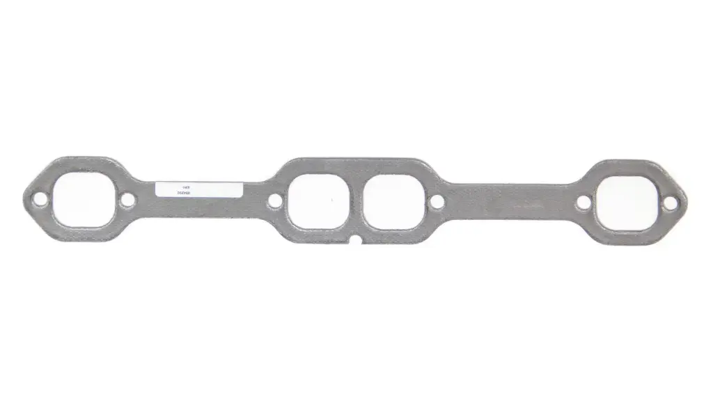 Header Gasket, 18 Degree 1.750" x 1.580" Square Port, Steel Core, Small Block Chevy, Each