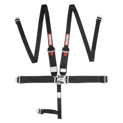 [RQP 711001] Racequip Black 5 Point Harness
