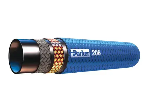 [FPS 850006] #6 Blue Power Steering Hose / Foot