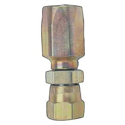 [FPS 250106] #6 Straight Reusable Power Steering Hose End Steel FPS 250106