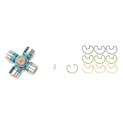 [SPI 5-1310-1X] Universal Joint, 1310 Series, 1.062" Bearing Caps, Clips Included, Greasable, Steel, Natural, Each Grease Fitting In End Cap SPI 5-1310-1X