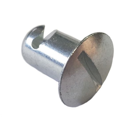 [BRB 102] 7/16" Oval Head Steel Long Dzus Button With .600 Grip, Each BRB 102
