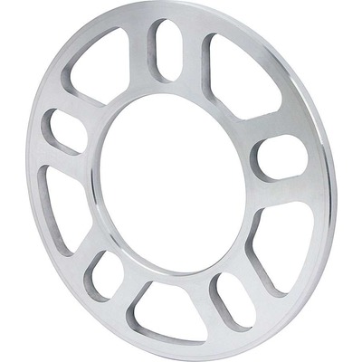 [ALL 44216] Wheel Spacer, 5 x 4.50 / 4.75 / 5.00 in. Bolt Pattern, 1/4" Thick, Aluminum, Clear Anodized, Each-All 44216