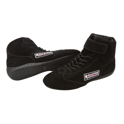 [ALL 919115] Driving Shoe, Mid-Top, SFI 3.3/5, Suede Outer, Fire Retardant Cotton Inner, Black, Pair Size 11.5-ALL 919115