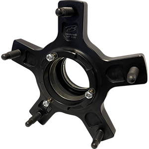 [BRP 9380] Bicknell 2-7/8 Inch Rear Hub Assembly 3 Bolt Rotor Mount-Brp 9380