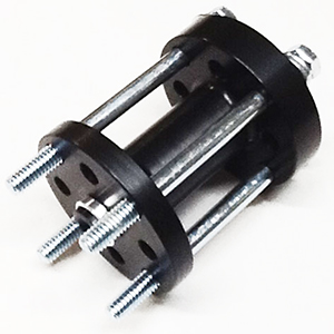 [BRP 1015BK] Bicknell 3" Black Chevy Fan Spacer