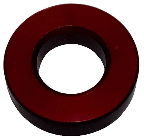 [BRP 714] Bicknell Alum Spacer 1/2'' Id Flat X 1/4'' Long Red-Brp 714