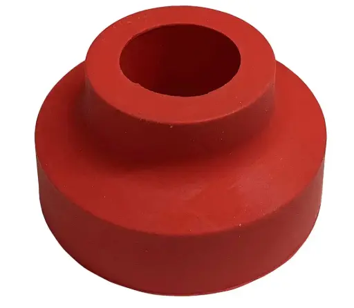[BRP 9596] Bicknell Red Rubber 50 Durometer 1-3/8 Inch Bushing-Brp 9596
