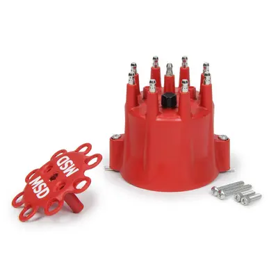 [MSD 8433] Chevy Large Dia. Dist. Cap Red