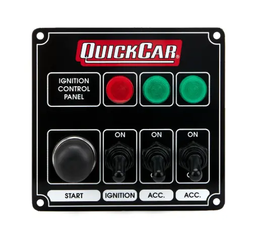 [QRP 50825] Ignition Switch W/ 2 Acc & Light Black