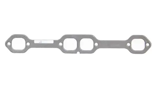 [SCH 01540] Header Gasket, 18 Degree 1.750" x 1.580" Square Port, Steel Core, Small Block Chevy, Each