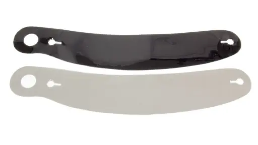 [ULT S09] Helmet Shield Tear Off, 2 mm, 13" Center, Banana, Smoked,  Set of 5, ULT S09