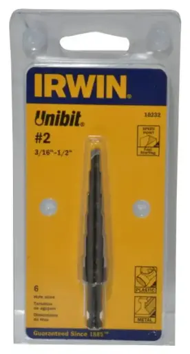 [IRW 10232] Irwin 3/16''-1/2'' Unibit #2